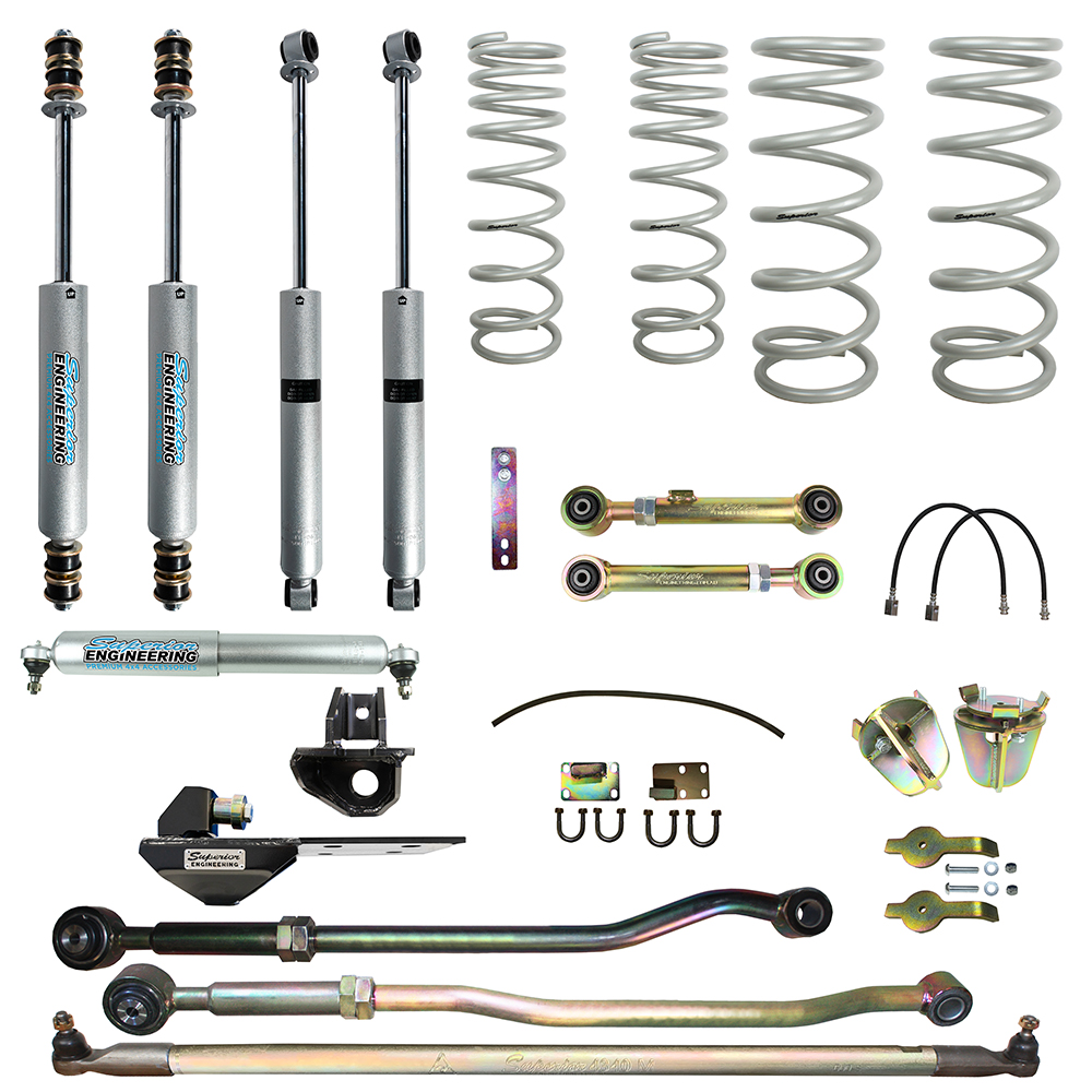 Superior Engineering 6 Inch (150mm) Lift Kit Suitable For Nissan Patrol GU 2000 on Wagon 4.8lt - SUP-GU2-W48-KIT-6INCH